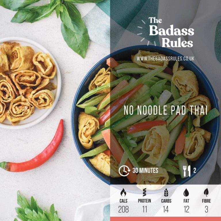 No noodle pad thai