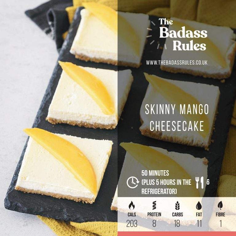 Skinny Mango Cheesecake